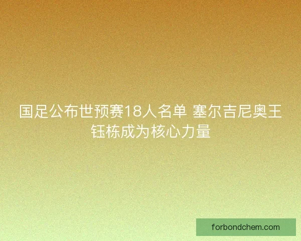 国足公布世预赛18人名单 塞尔吉尼奥王钰栋成为核心力量